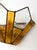 1970s Pair of Hammered Glass Wrought Iron Sconces by Longobard, Italy, 1970s For Sale - Image 5 of 12