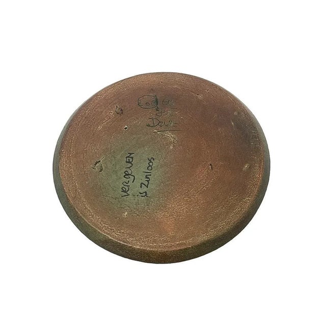 Stoneware Plate, 1960s For Sale - Image 3 of 7