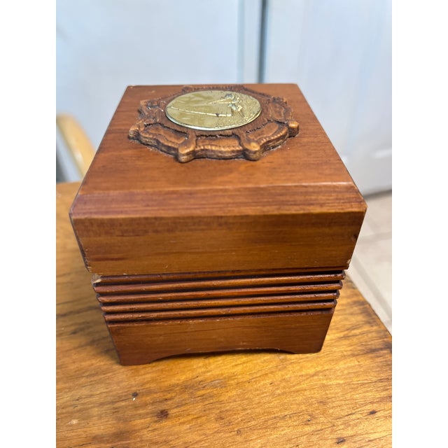 Vintage Mid 20th Century Nautical Reuge Music Box For Sale In New York - Image 6 of 10