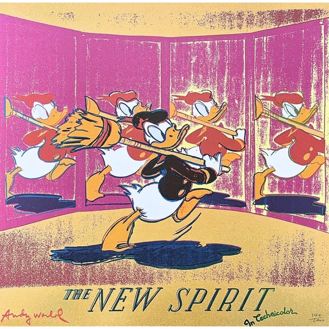 After Andy Warhol, Donald Duck, 1980s, Print For Sale - Image 4 of 4