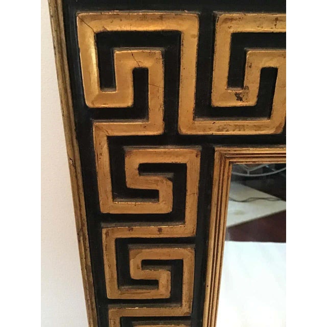 1950s Gilt Wood Greek Key Mirrors - A Pair For Sale In New York - Image 6 of 8
