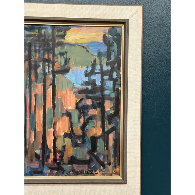 Vidar Bäckman, Frösön, Östersund, 1964, Acrylic, Framed For Sale - Image 4 of 18