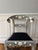 Black Early 20th Century Set of 4 Anglo-Indian style, bone inlay, ram's head dining chairs For Sale - Image 8 of 11