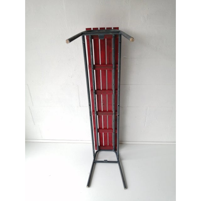 Red Industrial Bench For Sale - Image 8 of 15