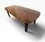 Mid-Century Modern Brutalist Walnut Dining Table For Sale - Image 9 of 10