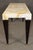 20th C. Italian French Deco Onyx and Ebonized Console Table With Brass Accents For Sale - Image 11 of 11