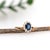 2020s Blue Sapphire Ring With Diamond Accents: Solid 14k Gold, Oval 7x5mm, Size 6.75 For Sale - Image 5 of 7