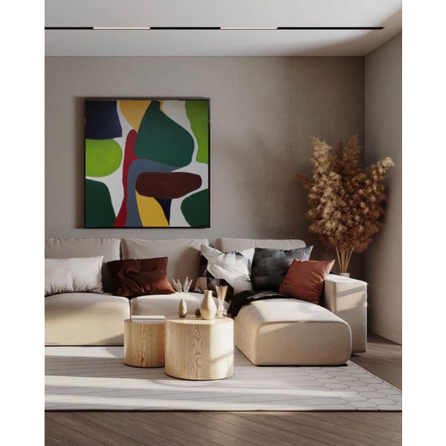 Bodasca, Abstract Composition, 2026, Acrylic on Canvas For Sale - Image 4 of 15