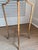 Traditional Brass and White Stone Side Table For Sale - Image 3 of 4