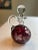 Vintage Ruby Red Bohemian Decanter For Sale - Image 9 of 9