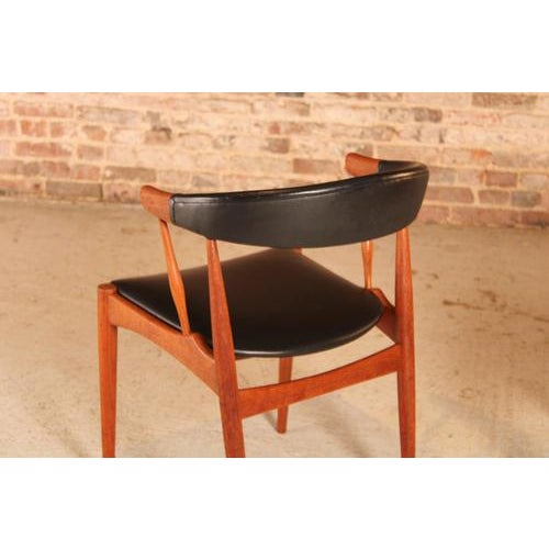 Mid-Century Modern Danish Model BA113 Teak Dining Chairs by Johannes Andersen for BRDR Andersen, 1960s, Set of 4 For Sale - Image 12 of 15