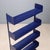 Vintage Italian Bookcase in Blue Enamelled Metal, 1970s For Sale - Image 6 of 9