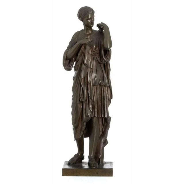 Baroque Diana Sculpture by Ferdinand Barbedienne, 1800s For Sale - Image 3 of 11
