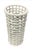 Hollywood Regency 1960s Hollywood Regency Ceramic Basketweave Umbrella / Cane Stand For Sale - Image 3 of 5