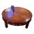 Early 19th Century Mahogany Inlaid Open Work Coffee Table For Sale