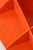 Mid-Century Modern Vintage Wall Shelf in Orange Plastic, 1970s For Sale - Image 3 of 5