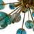 Sputnik Lamp with Murano Turquoise Bubbles, 1960s For Sale - Image 6 of 8