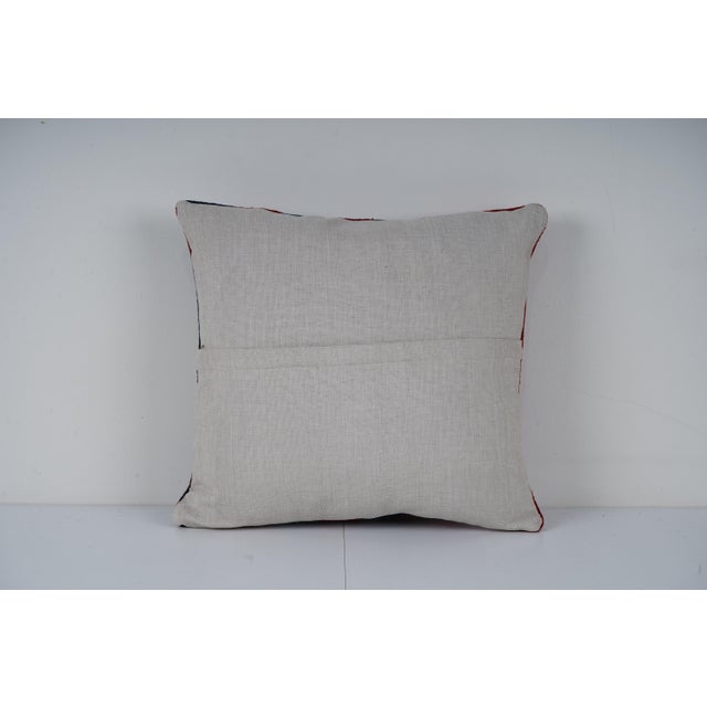 Turkish Kilim Pillow Cover For Sale - Image 4 of 4