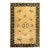 Phenomenal Yellow Goldenrod Color With Delicate Florid Design Antique Chinese Peking Rug For Sale