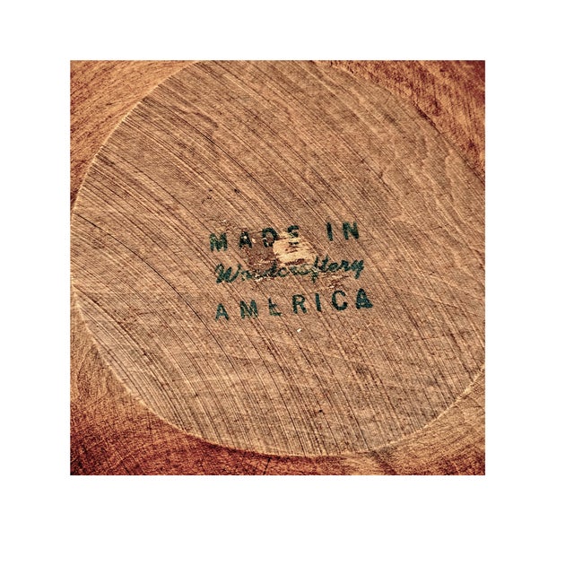 Hand Turned Large Woodcroftery Walnut Serving Bowls Set of Two For Sale - Image 9 of 14