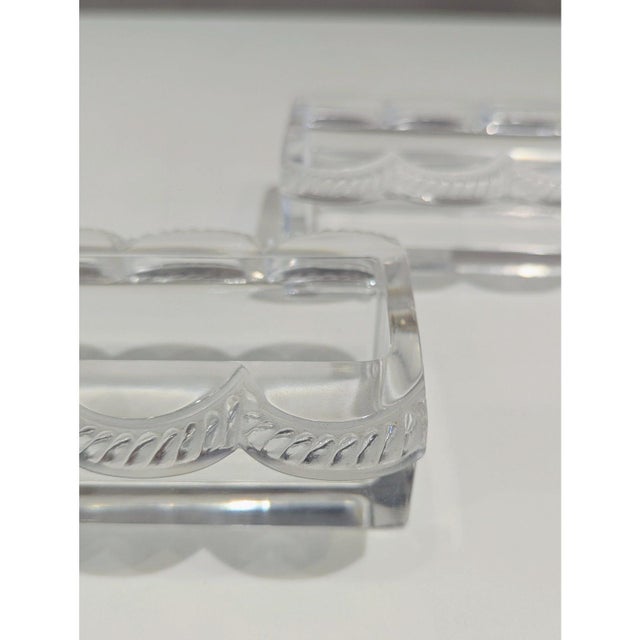 French Lalique Crystal Vide-Poche / Tray For Sale - Image 3 of 5