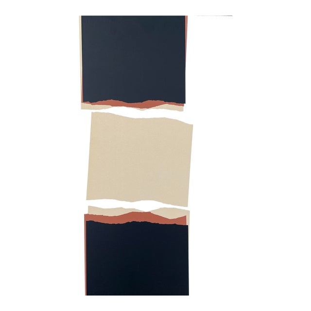 1970s Benny Dore Abstract Postmodern Lithograph For Sale