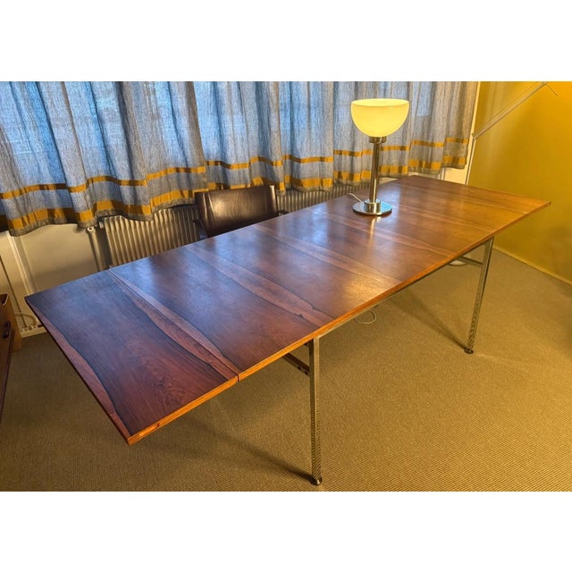 Dining Room Table for TV Unit attributed to Alain Richard, 1958 For Sale - Image 6 of 8