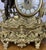 Metal Vintage Style Brass Figurine Mantel Clock For Sale - Image 7 of 13