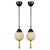 Art Deco Opaline Glass and Burnished Brass Pendants, Germany 1930s, Set of 2 For Sale - Image 17 of 17