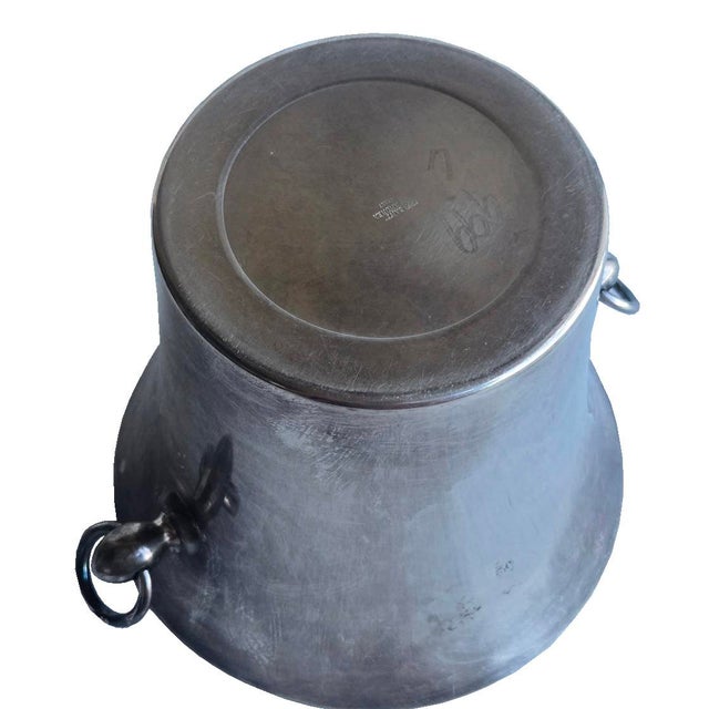 Metal Vintage Sant'Andrea Silver-Plated Champagne Cooler/Ice Bucket For Sale - Image 7 of 8