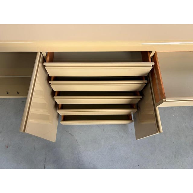 1980s Vintage French Lacquered Sideboard, 1980s For Sale - Image 5 of 11