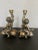 Gorgeous pair of Bacchus candlesticks in an antique bronze color, I believe they are made of resin. Beautiful details...