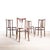 Vintage Dark Oak Refined Bentwood Dining Chairs, 1950s, Set of 4 For Sale - Image 10 of 10