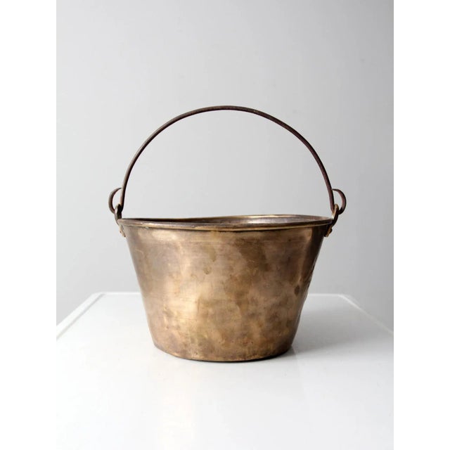 Antique Brass Kettle For Sale - Image 4 of 13