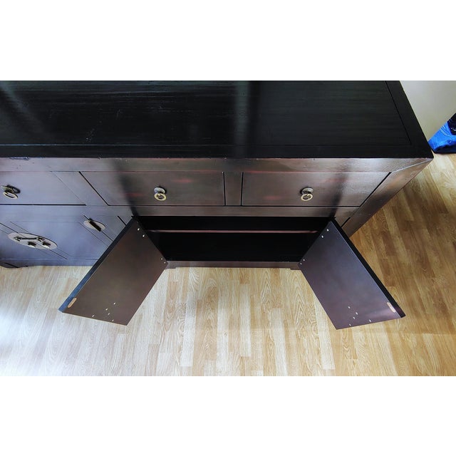 Wood Henredon Ming Buffet Sideboard Credenza From the Acquisitions Collection. For Sale - Image 7 of 18