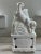 Vintage Blanc De Chine “Three Auspicious Goats” Ceramic Figure For Sale - Image 10 of 12
