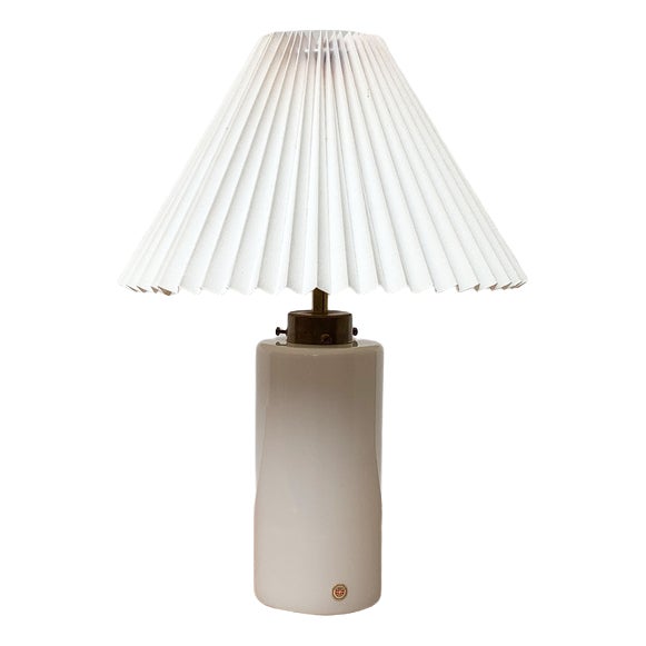 Mid-Century Glass Table Lamp from Odreco, 1960s For Sale