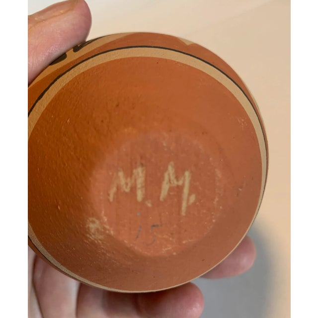 Rustic 1980s Signed Southwest Pottery Vase For Sale - Image 3 of 5