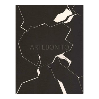 Palazuelo Lithograph Dm03195 Derriere Le Miroir For Sale