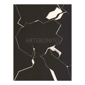 Palazuelo Lithograph Dm03195 Derriere Le Miroir