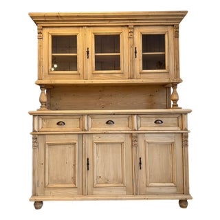 Gründerzeit Spruce Kitchen Cupboard For Sale