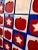 Red Oded Halahmy, Red White Blue Americana Wall Hanging Painting Sculpture American Flag Motif, 2008 For Sale - Image 8 of 10