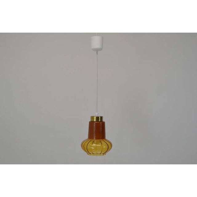 Mid-Century Glass Pendant, 1960s For Sale - Image 12 of 13