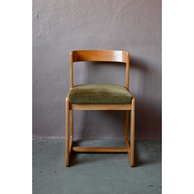 Scandinavian Wood Sled Chair For Sale - Image 4 of 16