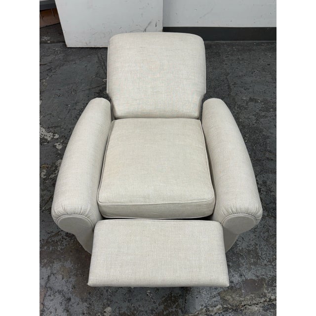 Restoration Hardware 1920's Parisian Club Recliner For Sale - Image 11 of 12