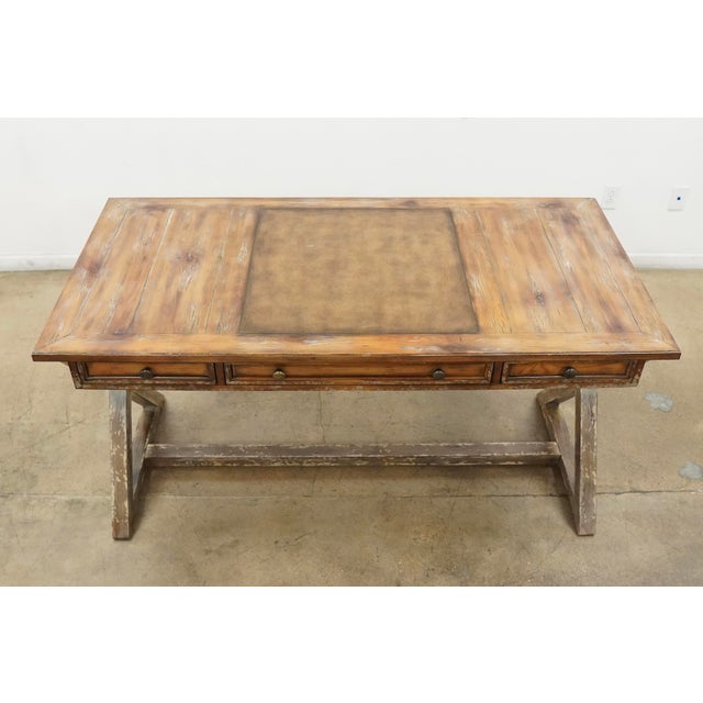 Hooker Furniture Hooker Furniture Melange Bennett X-Base Writing Desk For Sale - Image 4 of 17