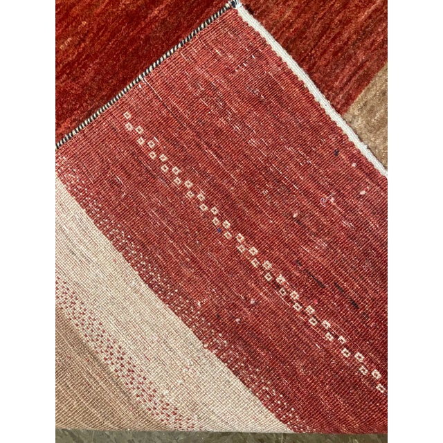1980s Vintage Persian Hand-Knotted Lori Gabbeh Rug 3'3" X 5' For Sale - Image 5 of 5