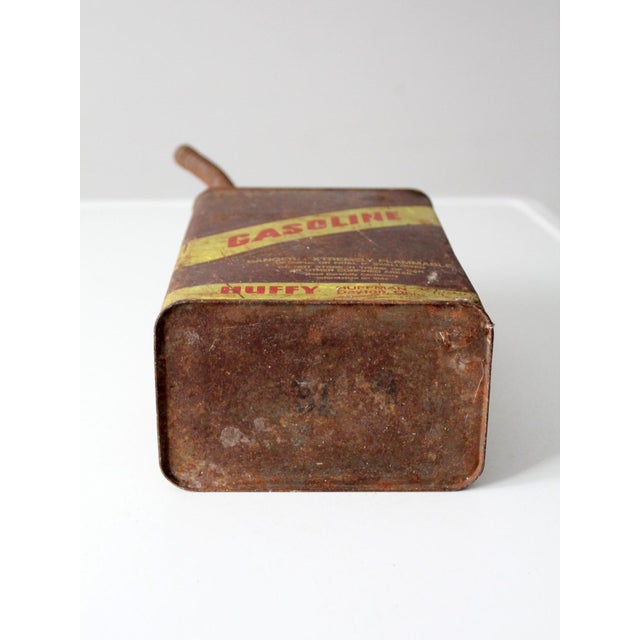 Vintage Huffy One Gallon Metal Gas Can For Sale - Image 9 of 9