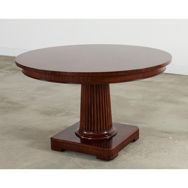 2000 - 2009 Ralph Lauren Italian 'Mayfield' Mahogany Center or Dining Table For Sale - Image 5 of 17
