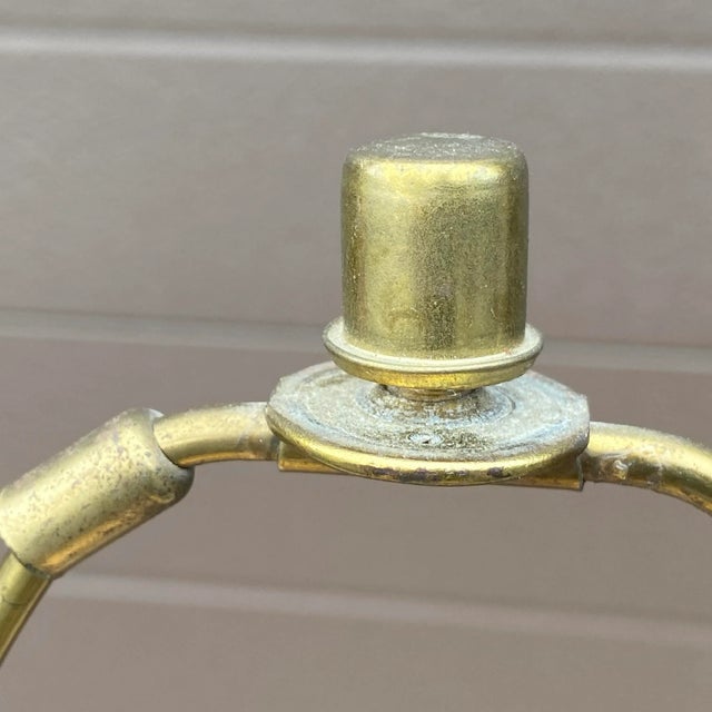 Mid-Century Modern Mid-Century Modern Incised Ceramic Table Lamp For Sale - Image 3 of 13